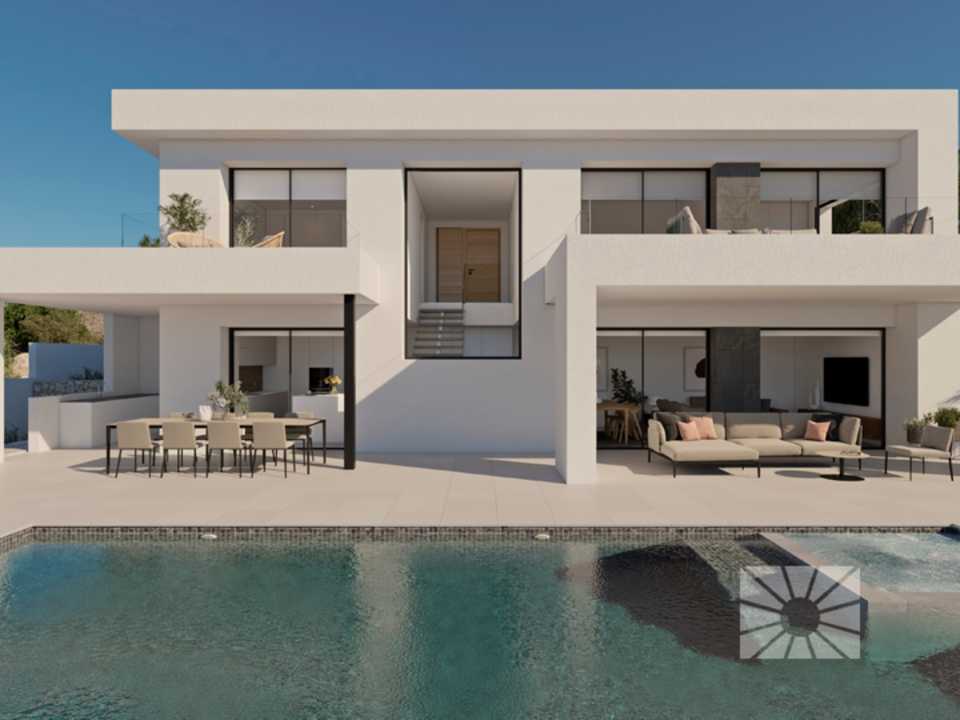 Willa Faro-nowoczesna, luksusowa rezydencja jednorodzinna na sprzedaż w Kompleksie Mieszkalnym Jazmines Cumbre del Sol